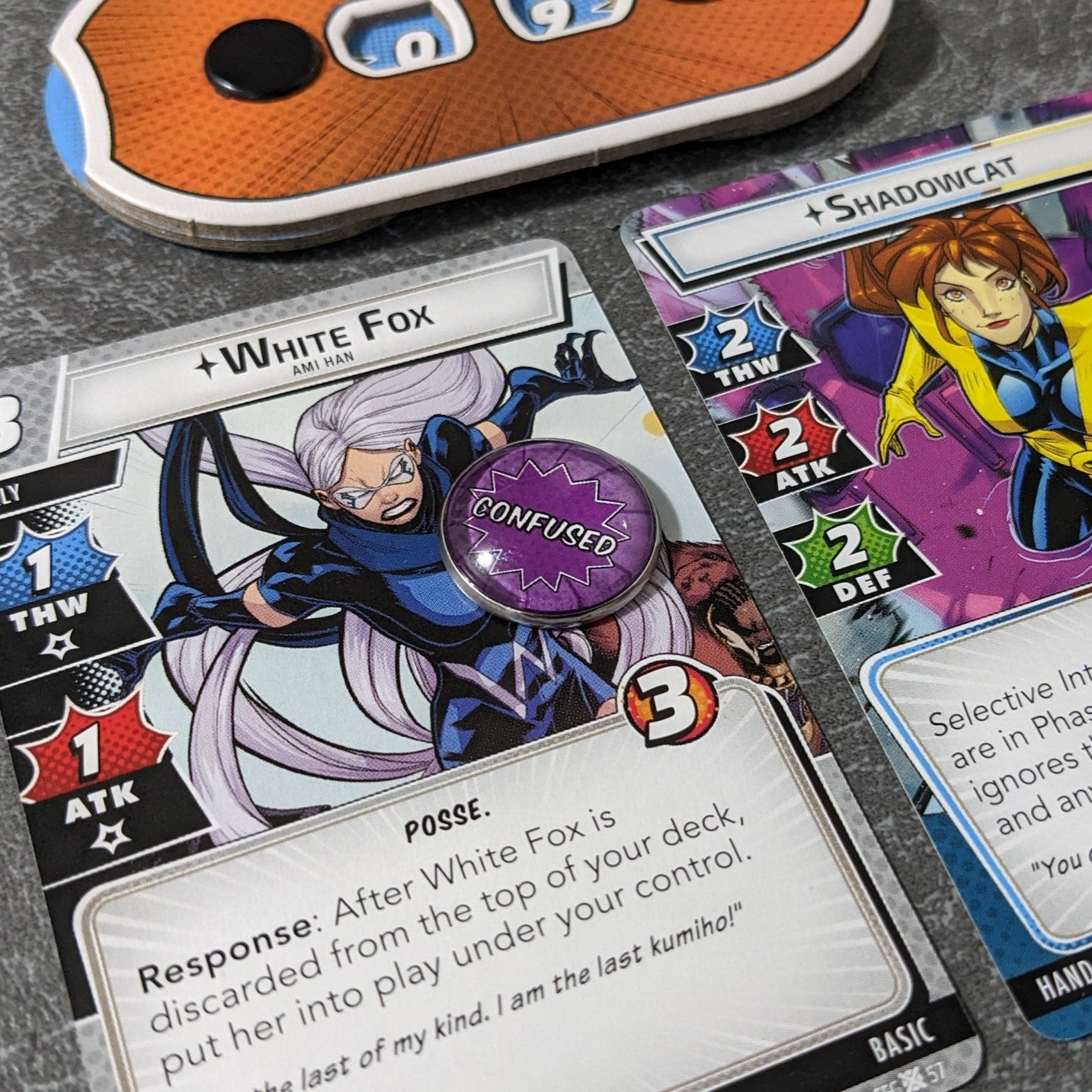 Card Status Marvel Champions The Card Game Inspired Unofficial Glass and Metal Token Pack