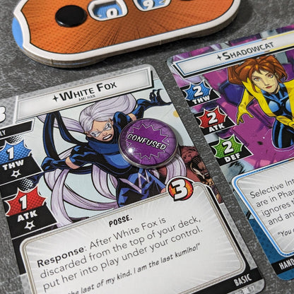 Card Status Marvel Champions The Card Game Inspired Unofficial Glass and Metal Token Pack