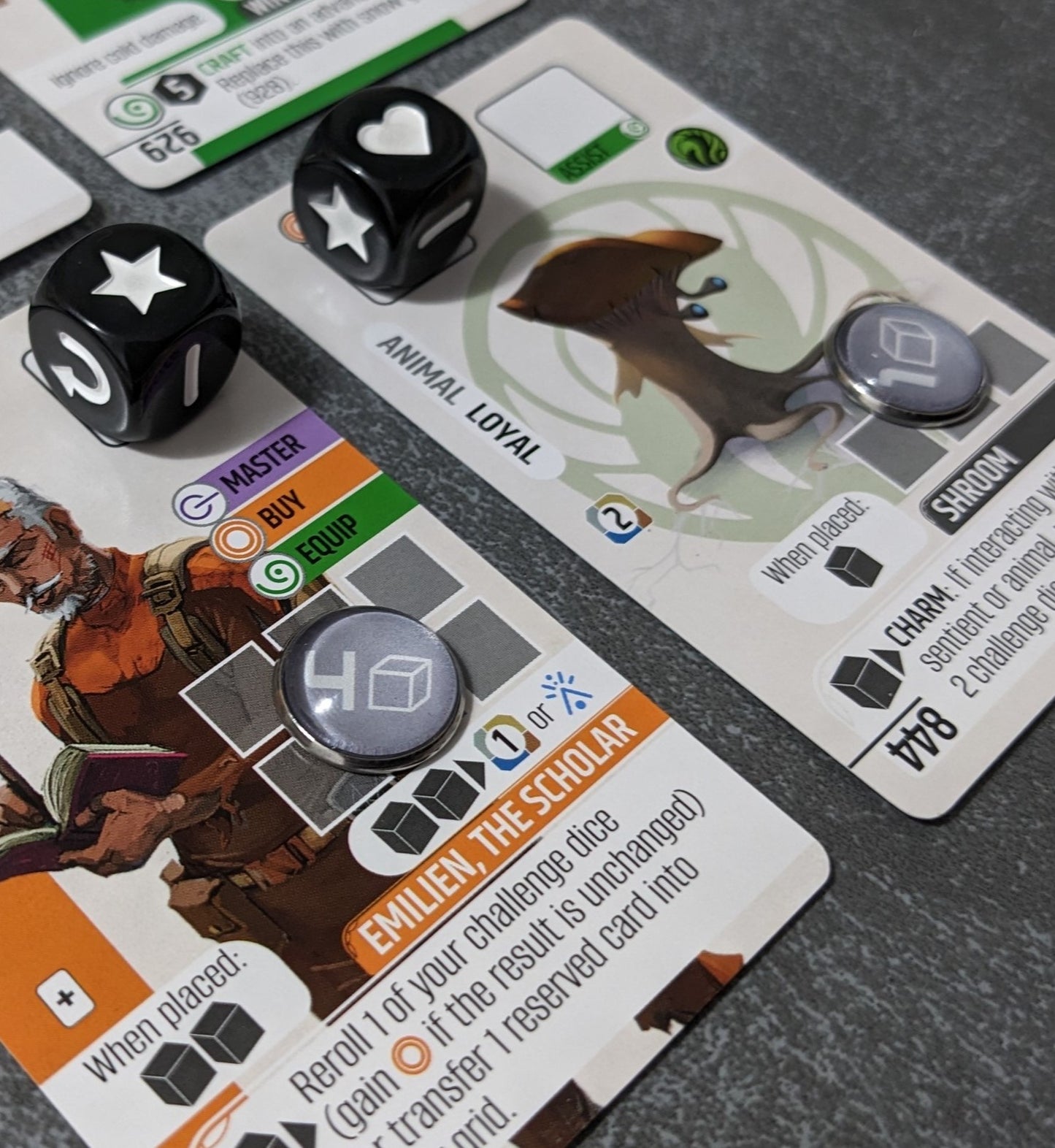 New Vantage Board Game Inspired Unofficial Boost Tracking Glass and Metal Token Pack