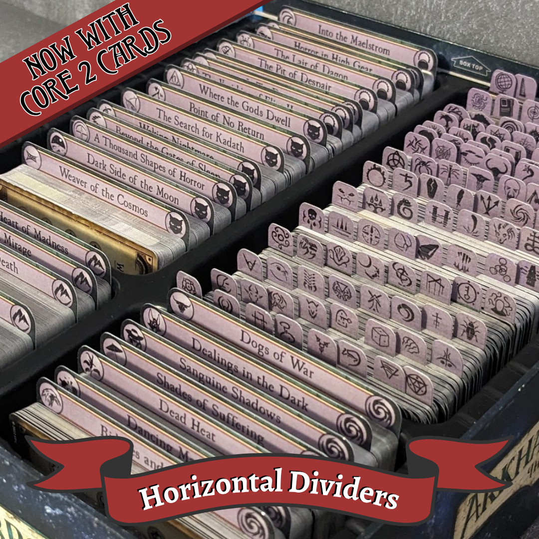 Arkham Horror Das Kartenspiel inspiriertes inoffizielles Token-Paket aus Glas und Metall