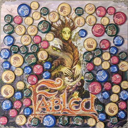 Fabled Board Game Inspired Unofficial Glass and Metal Token Pack