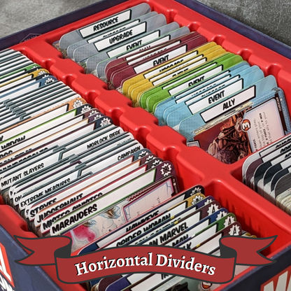 Horizontal Marvel Champions The Card Game Inspired Unofficial Campaign Card Divider Packs