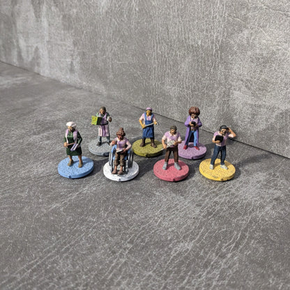 Pandemic Rapid Response Erweiterung 32mm Brettspiel Charakter inspiriert inoffizielles 7 Figuren Paket