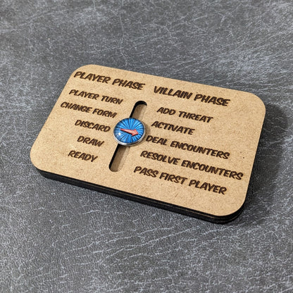 Marvel Champions The Card Game Inspired Magnetic Round Tracker Board