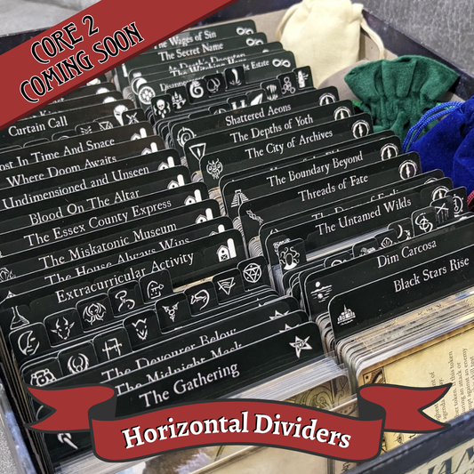 New and Improved Horizontal Arkham Horror The Card Game Inspired Unofficial Campaign Divider Packs