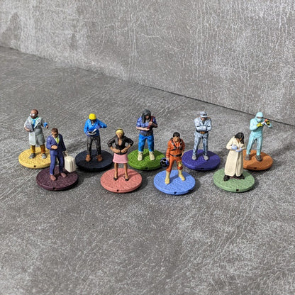 Pandemie-Erweiterung „Im Labor“ und „Ausnahmezustand“, 32 mm, von Brettspielcharakteren inspiriertes inoffizielles 7-Figuren-Paket