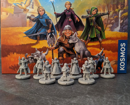 Andor Family Fantasy 32mm Board Game Character Inspired Unofficial 9 Figure Pack