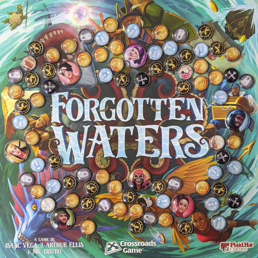 Forgotten Waters Brettspiel inspiriertes inoffizielles Token-Paket aus Glas und Metall