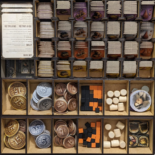 Brass Birmingham Board Game Box Insert Organiser Unofficial Storage Solution