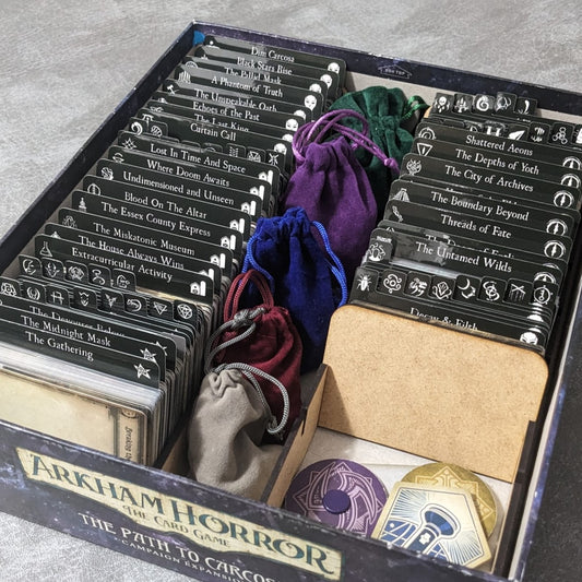 Arkham Horror The Card Game Box Insert Organiser Unofficial Storage Solution