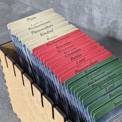Magic The Gathering Inspired Unofficial Vertical Card Divider Packs
