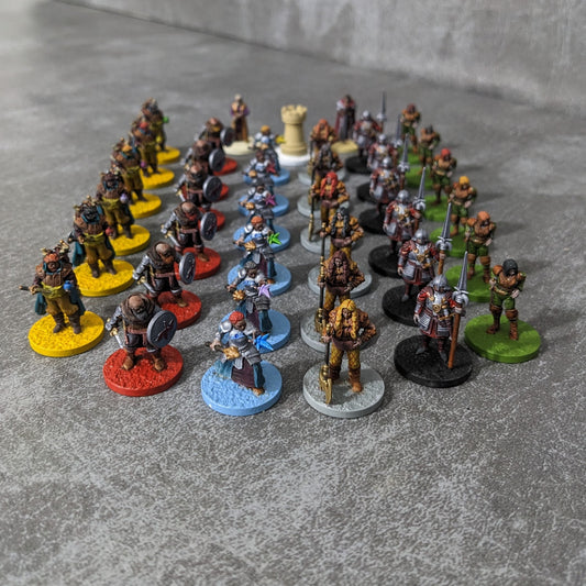 Lords of Waterdeep Board Game and Expansion Inspired Unofficial Player Figures Meeple Upgrade Pack