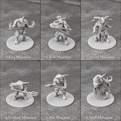 Skelette Monster Starter Set 1 32mm Dungeons and Dragons Kreaturen 10 Mini Figuren