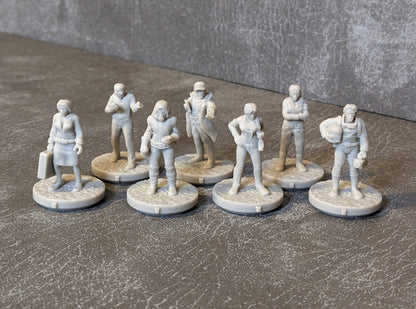 Pandemic On The Brink Erweiterung 32mm Brettspiel Charakter inspiriert inoffizielles 7 Figuren Pack