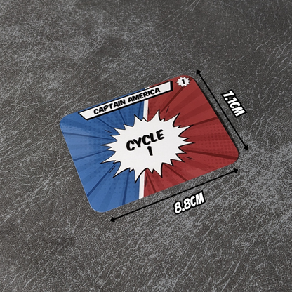 Horizontal Marvel Champions LCG Monthly Release Cycle Inspired Unofficial Card Divider Packs