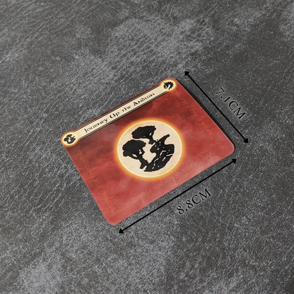 Arkham Horror Das Kartenspiel inspiriertes inoffizielles Token-Paket aus Glas und Metall