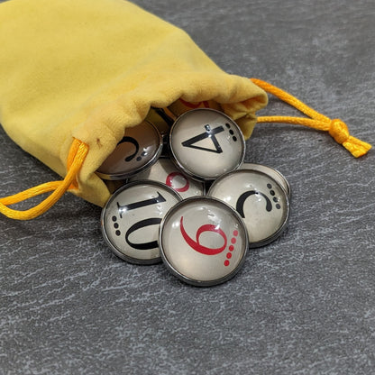 Catan: Dawn of Humankind Board Game Inspired Unofficial Glass and Metal Token Pack