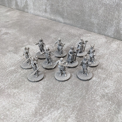 Adventurers Starter Set 2 32mm Dungeons and Dragons Party 10 Minifiguren