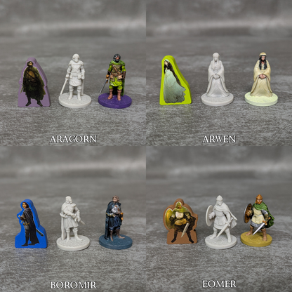 The Lord of the Rings Fate of the Fellowship Compatible Unpainted Unofficial 14 Figure Pack