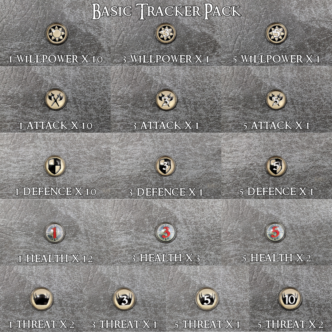 Arkham Horror Das Kartenspiel inspiriertes inoffizielles Token-Paket aus Glas und Metall