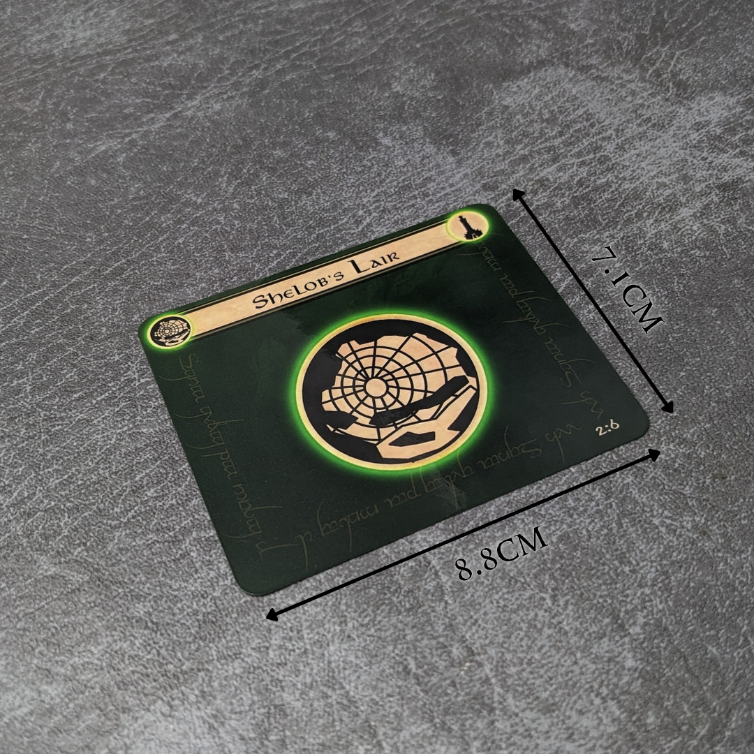 Arkham Horror Das Kartenspiel inspiriertes inoffizielles Token-Paket aus Glas und Metall