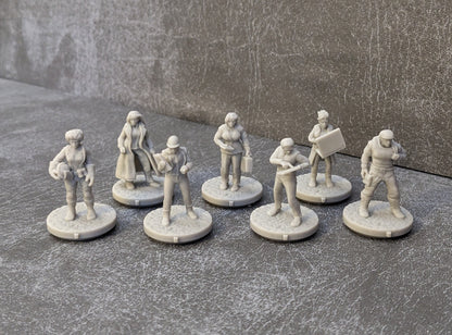 Pandemic 32mm Board Game Character Inspired Unofficial 7 Figure Pack