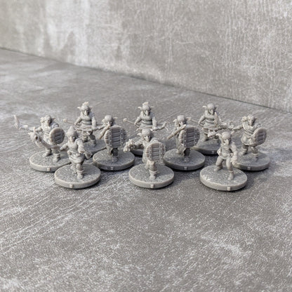 Goblins Monster Starter Set 32mm Dungeons and Dragons Kreaturen 10 Mini Figuren