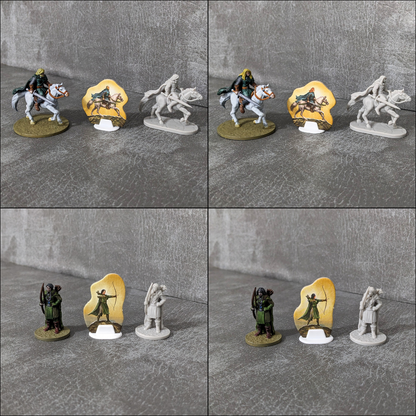 Legends of Andor 3 32mm Unpainted Board Game Character Inspired Unofficial Figure Pack