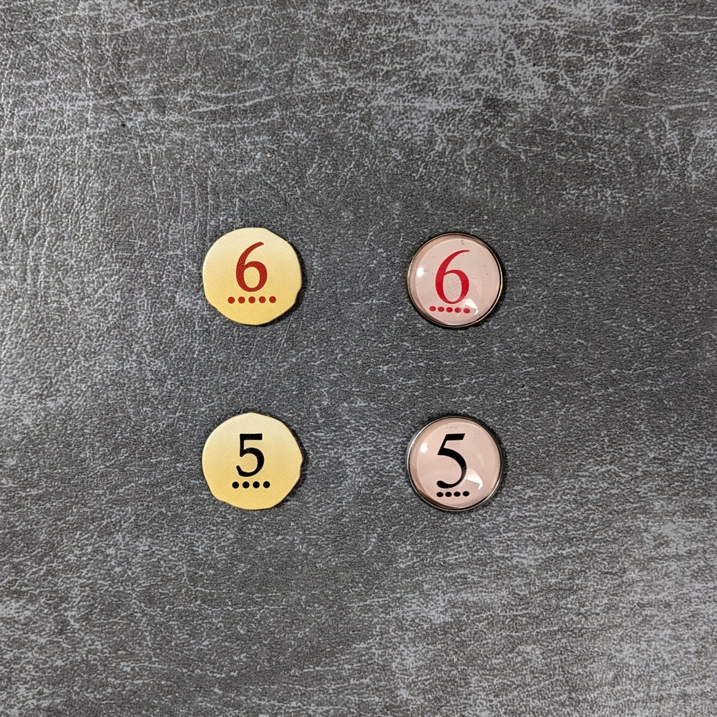 Catan: Dawn of Humankind Board Game Inspired Unofficial Glass and Metal Token Pack