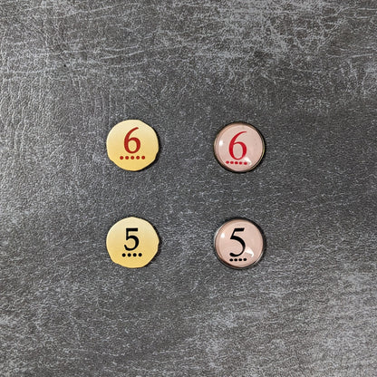 Catan: Dawn of Humankind Board Game Inspired Unofficial Glass and Metal Token Pack
