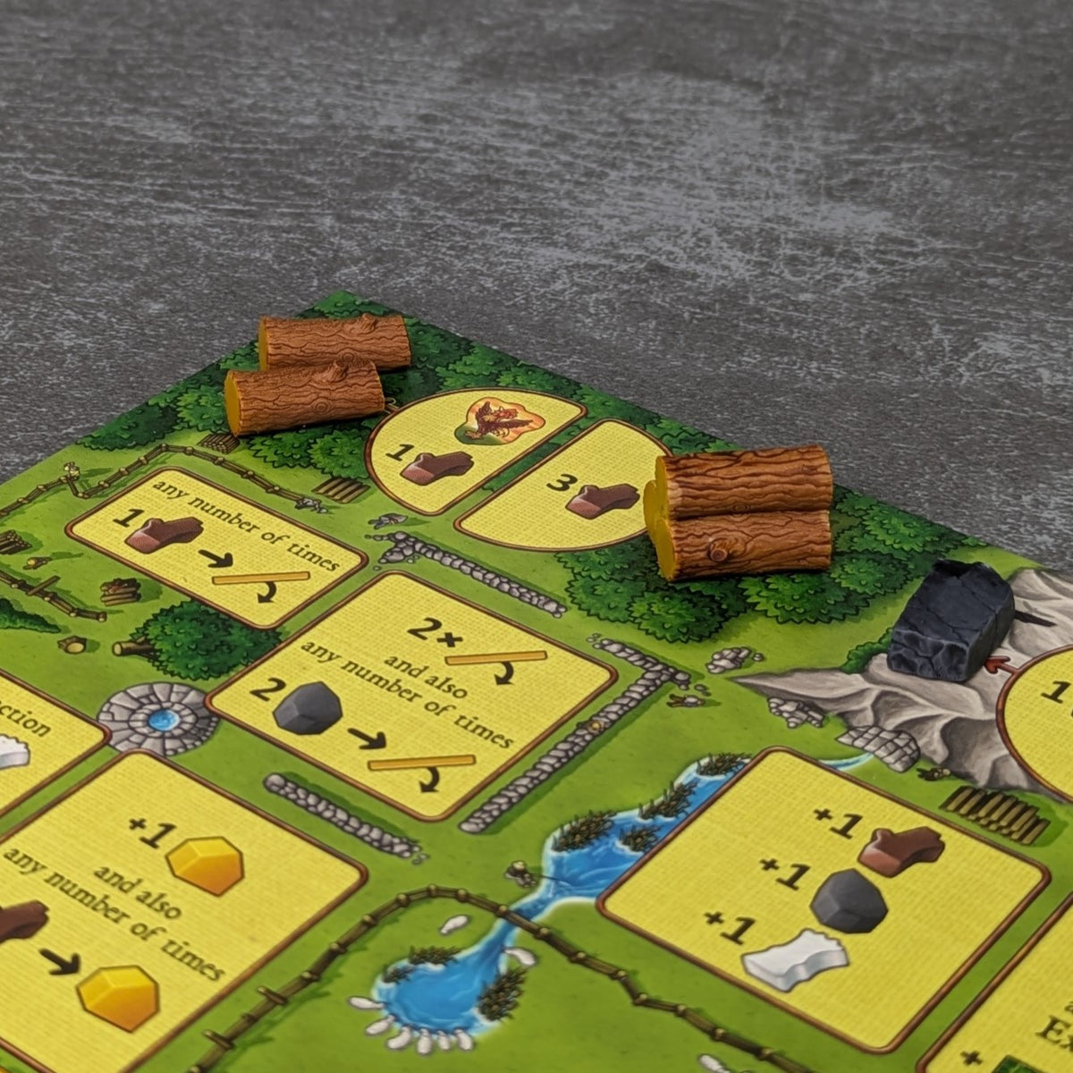 Agricola All Creatures Great and Small Inspired Unpainted Unofficial 3D Resource Token Pack