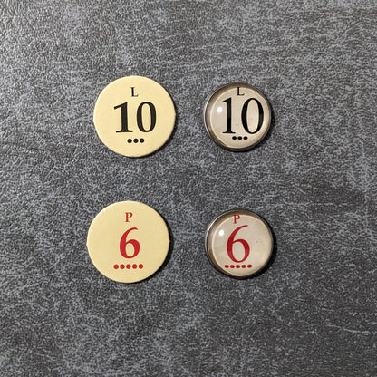 7 Wonders Duel Brettspiel und Pantheon und Agora Erweiterung inspiriert inoffizielles Glas und Metall Token Pack