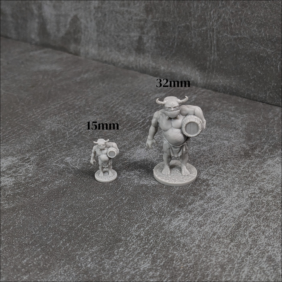 Pack de 41 figurines miniatures non officielles inspirées du jeu de société Mega Tiny Legends of Andor, personnage/monstre/PNJ de 15 mm