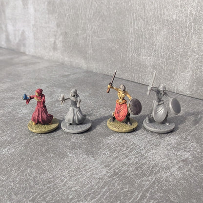 Skeletons Monster Starter Set 1 32mm Dungeons and Dragons Creatures 10 Mini Figures