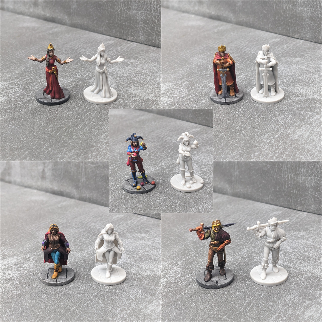 Adventurers Starter Set 3 32mm Dungeons and Dragons Party 10 Minifiguren