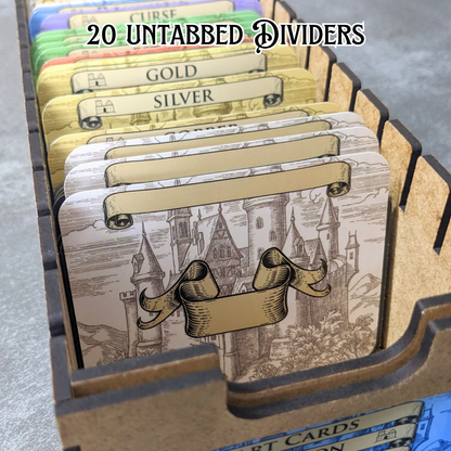 Horizontal Blank Customisable Dominion Inspired Unofficial Card Divider Packs