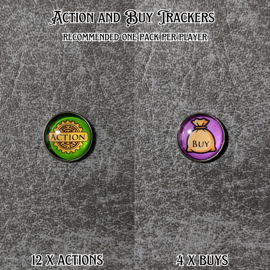 New Dominion Action and Buy Tracker Unofficial Glass and Metal Token Pack