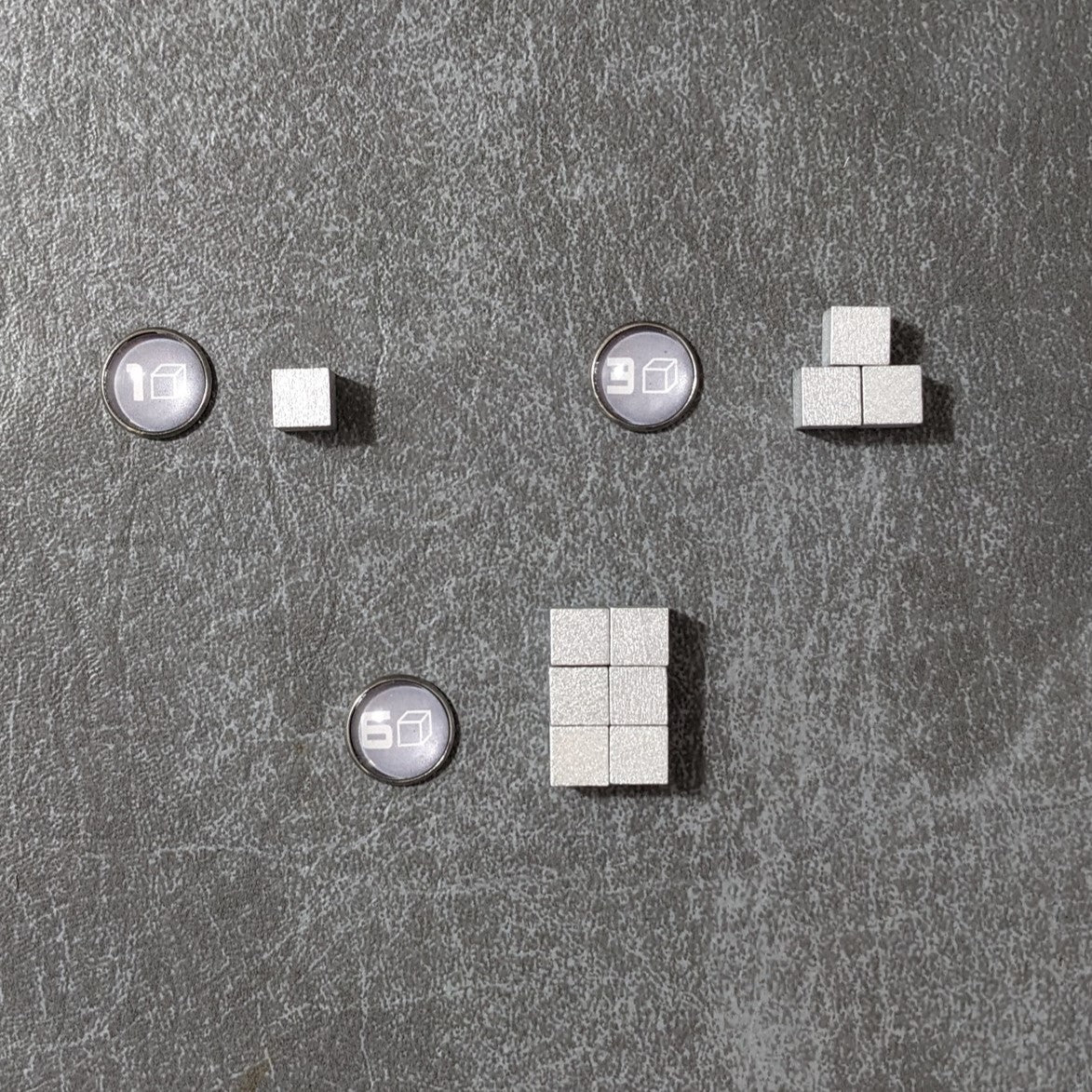 New Vantage Board Game Inspired Unofficial Boost Tracking Glass and Metal Token Pack