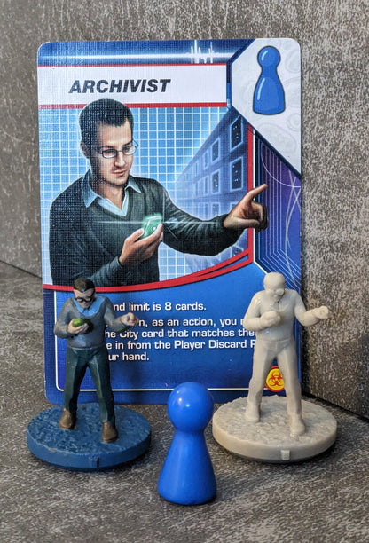 Pandemic On The Brink Erweiterung 32mm Brettspiel Charakter inspiriert inoffizielles 7 Figuren Pack