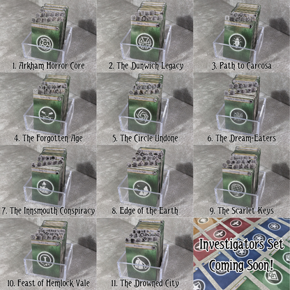 Arkham Horror The Card Game Inspired Unofficial Vertical Campaign Card Divider Packs