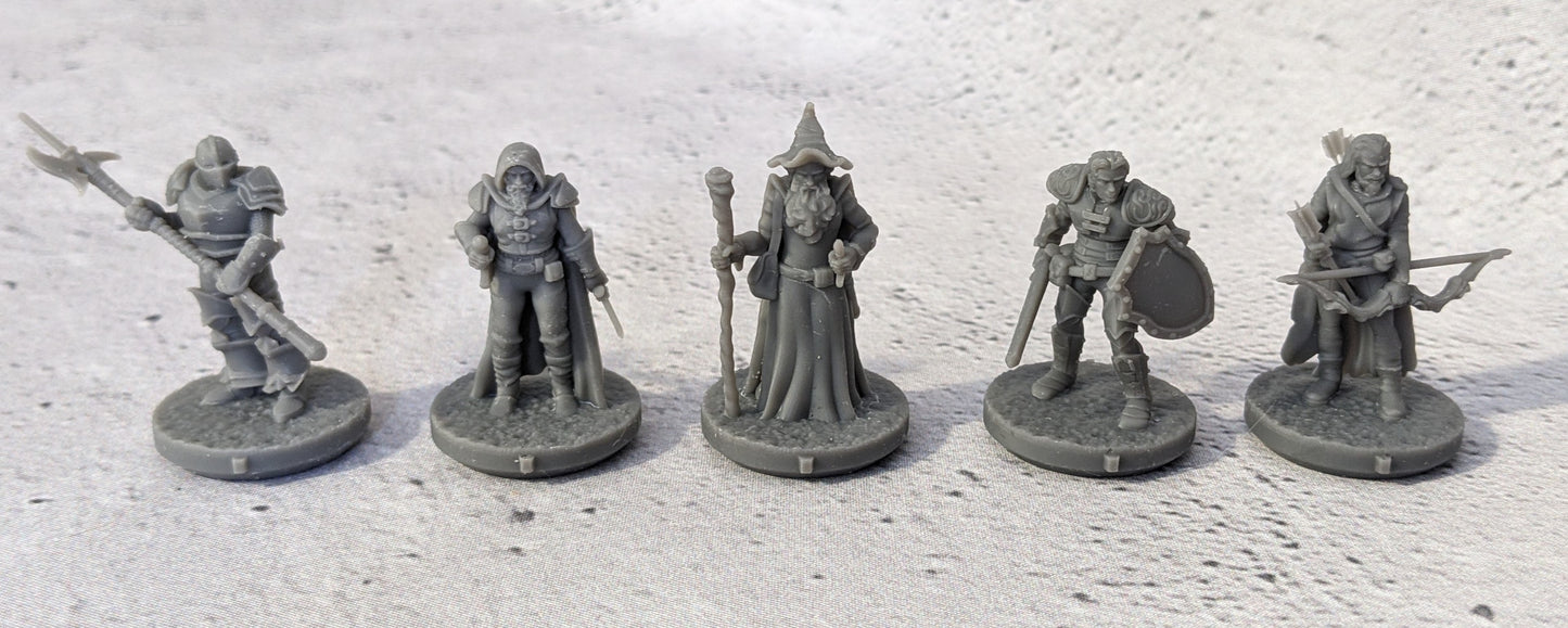 Entdecker-Starter-Set 1, 32 mm, Dungeons &amp; Dragons Party, 10 Minifiguren