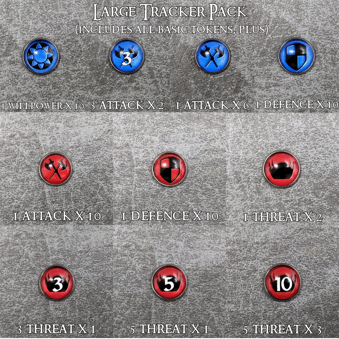 Arkham Horror Das Kartenspiel inspiriertes inoffizielles Token-Paket aus Glas und Metall