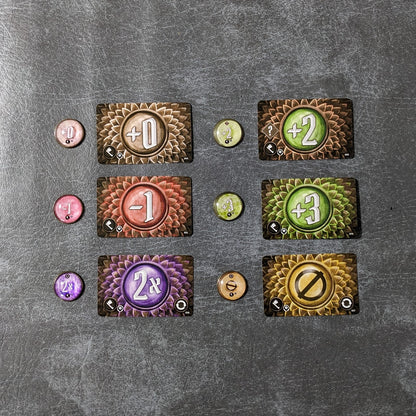 Gloomhaven Jaws Of the Lion Board Game Inspired Unofficial Deck Upgrade Glass and Metal Token Pack