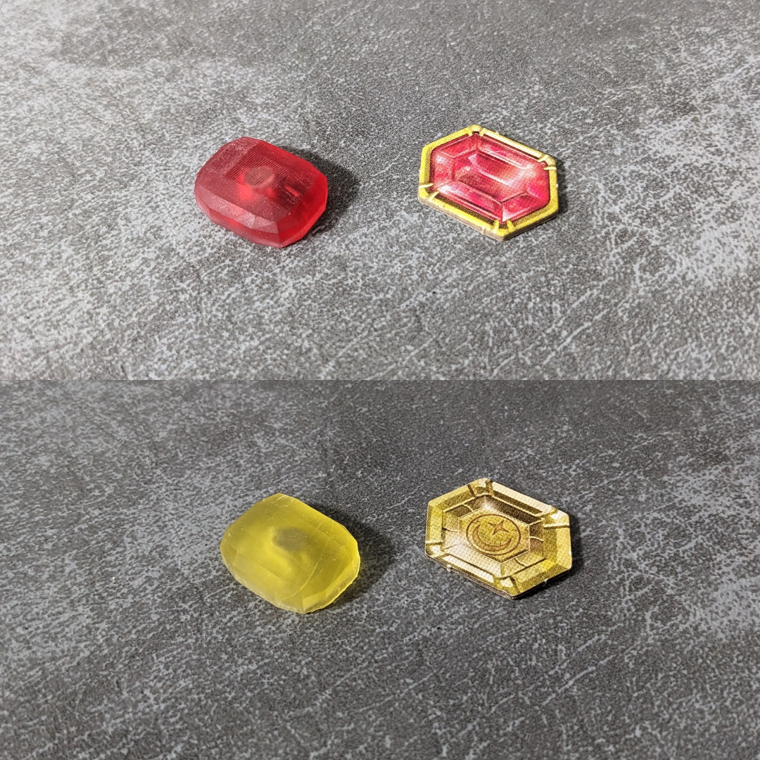 Lords of Waterdeep Victory Point Token Inspired Unofficial Magnetic Stackable Gem Pack
