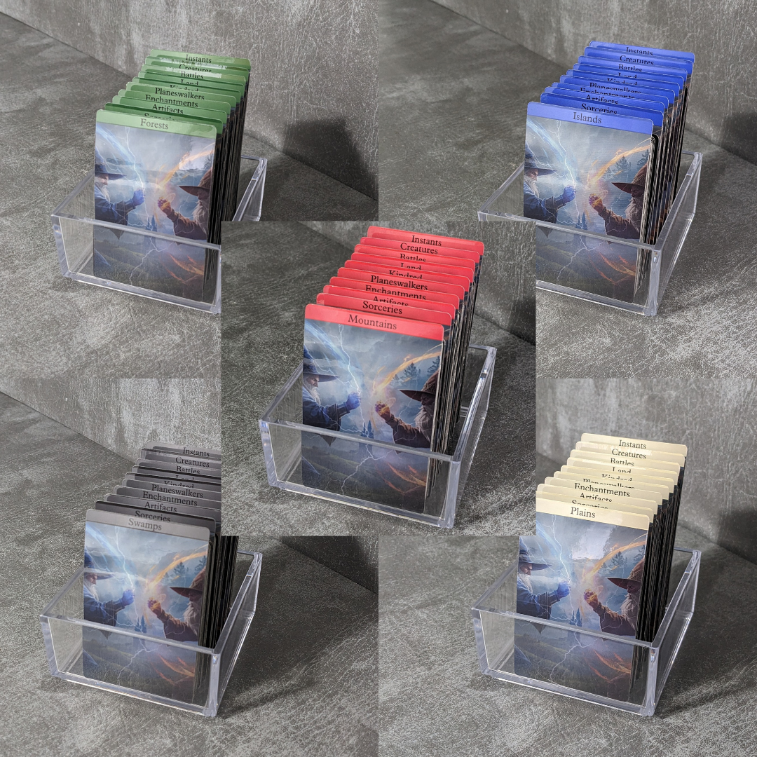 Magic The Gathering Inspired Unofficial Vertical Card Divider Packs