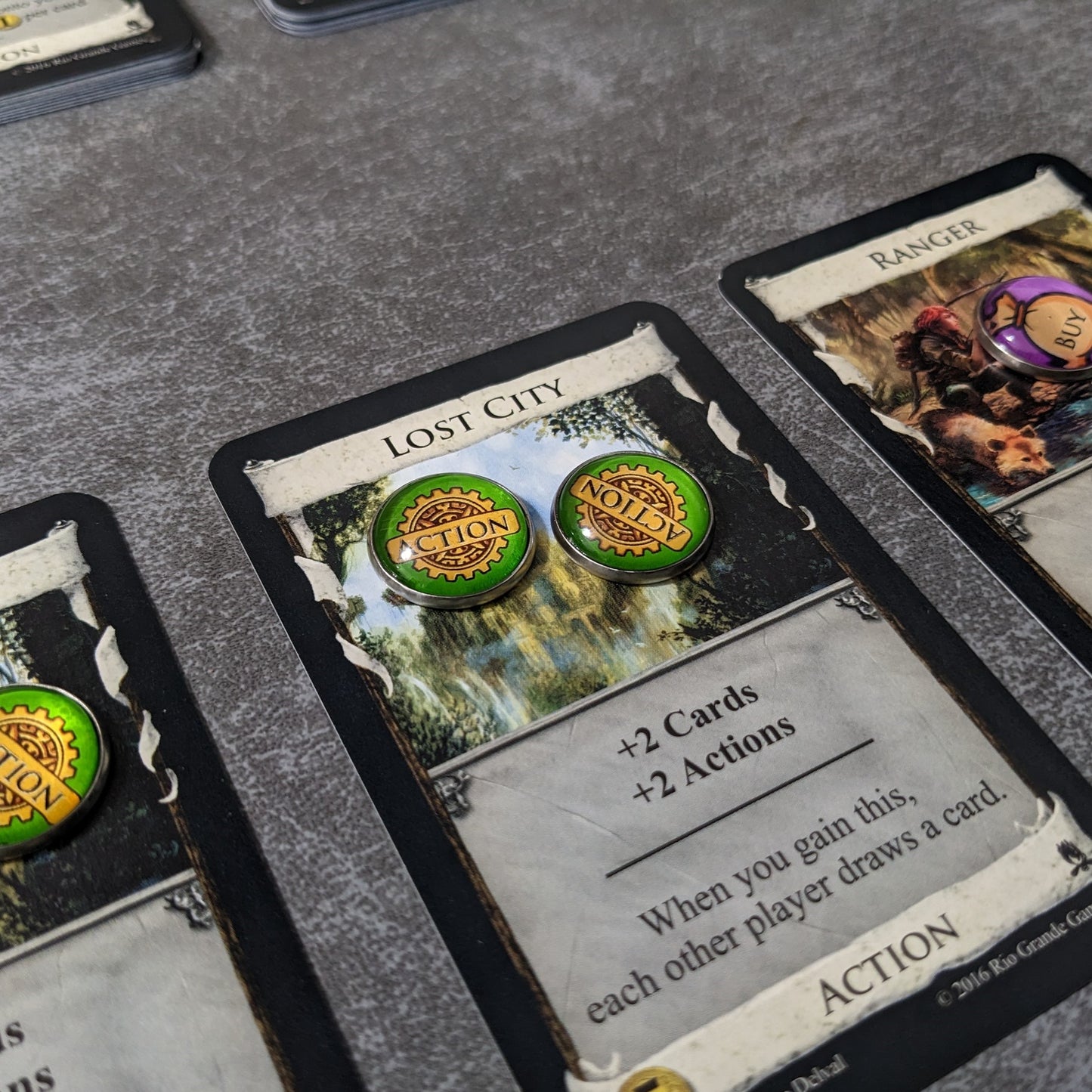 New Dominion Action and Buy Tracker Unofficial Glass and Metal Token Pack