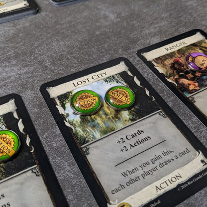 New Dominion Action and Buy Tracker Unofficial Glass and Metal Token Pack