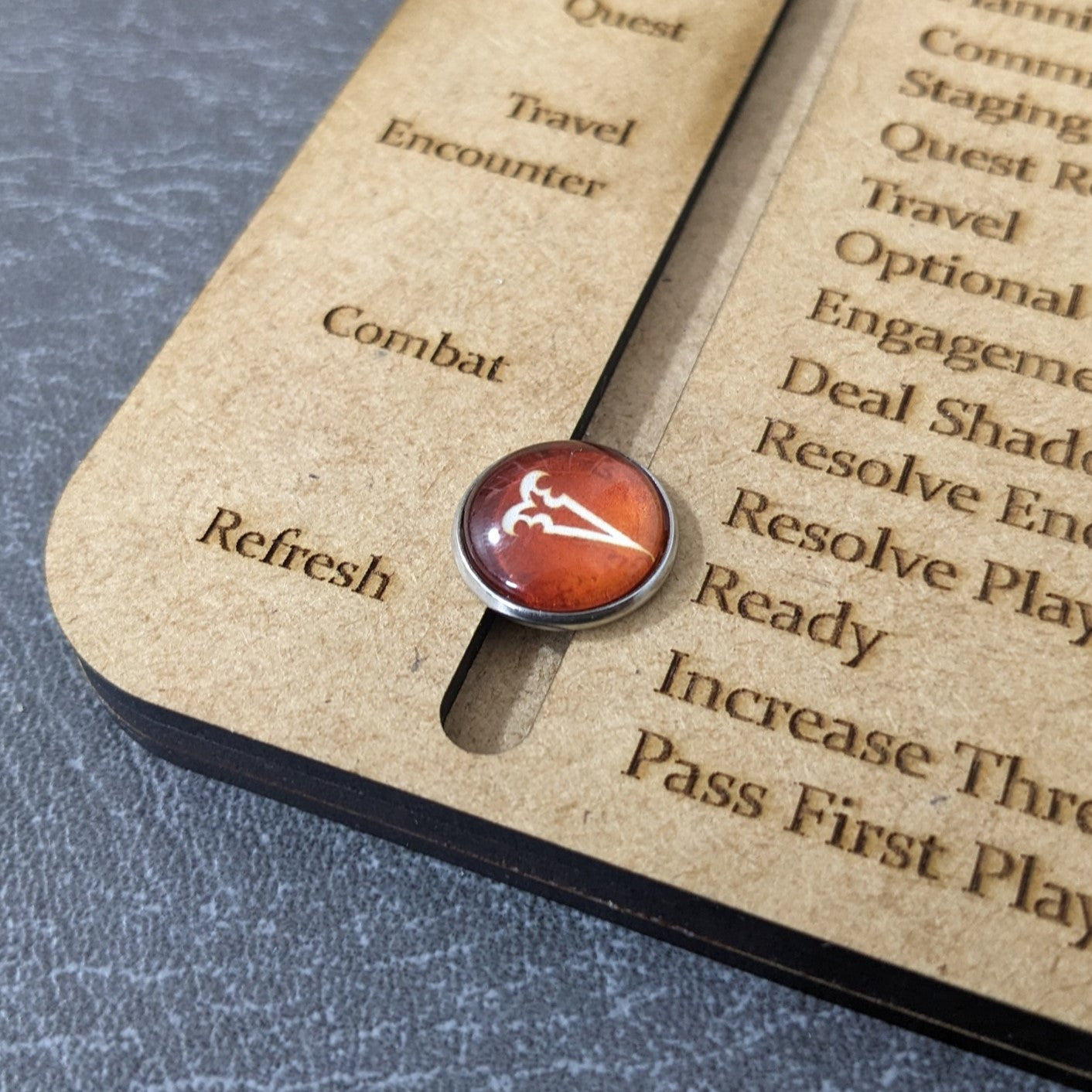 Arkham Horror Das Kartenspiel inspiriertes inoffizielles Token-Paket aus Glas und Metall