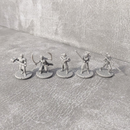 Adventurers Starter Set 3 32mm Dungeons and Dragons Party 10 Minifiguren