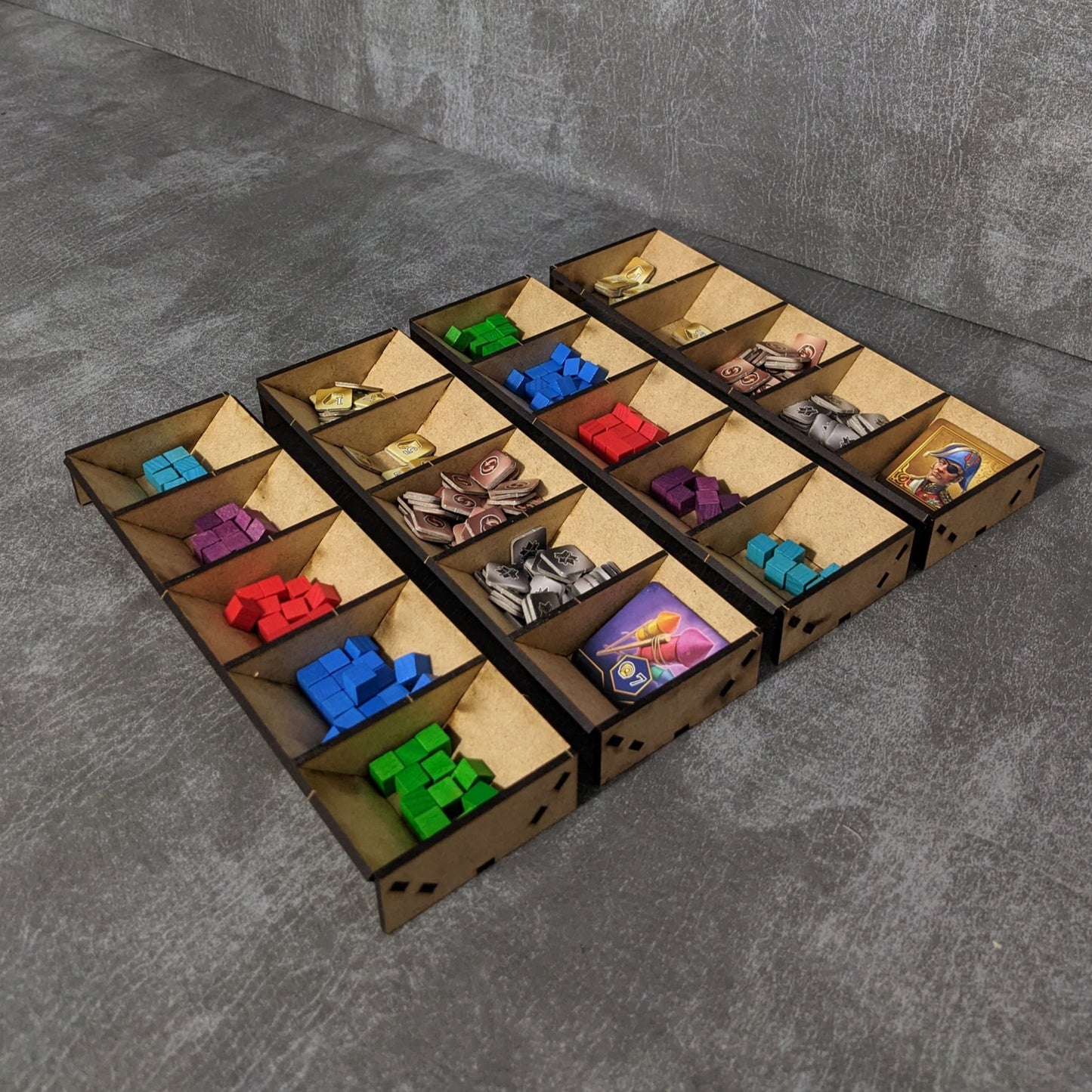 Organisateur de boîte de jeu de société Anno 1800 Solution de stockage non officielle